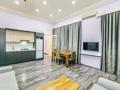3 otaqlı köhnə tikili - Sahil m. - 80 m²
