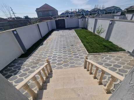 4 otaqlı həyət evi/bağ evi - Zabrat q. - 124 m²