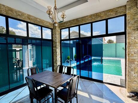 4 otaqlı həyət evi/bağ evi - Novxanı q. - 150 m²