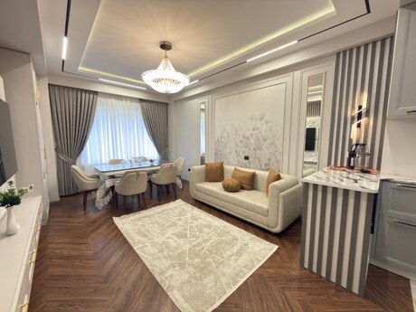 3 otaqlı yeni tikili - Ağ şəhər q. - 105 m²