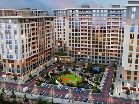 Объявление №6067111 - Сумгаит, Сумгаит, 2-комн., 75.5 м², 6/17 этаж