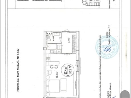1 otaqlı yeni tikili - Sea Breeze q. - 57.4 m²