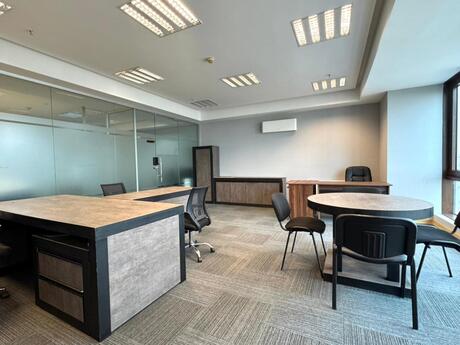 3 otaqlı ofis - Şah İsmayıl Xətai m. - 101 m²