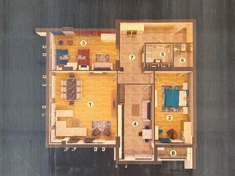 3-комнатная квартира, 154 м², Nizami: 580 000 ₼ 4