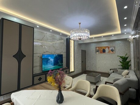 3 otaqlı yeni tikili - Qara Qarayev m. - 130 m²