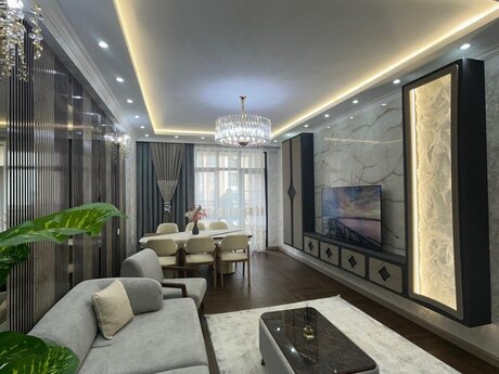3 otaqlı yeni tikili - Qara Qarayev m. - 130 m²