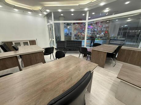 1-комн. офис - м. Сахил - 27 м²
