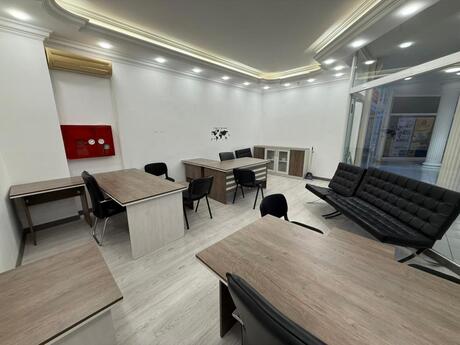 1-комн. офис - м. Сахил - 27 м²