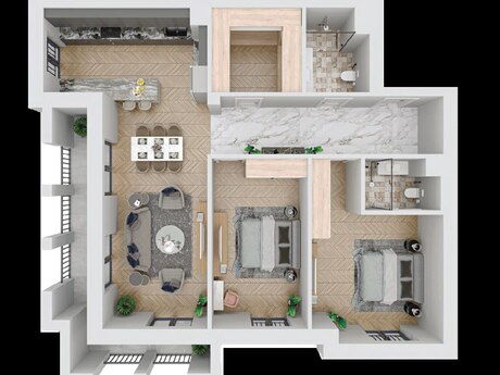 1 otaqlı yeni tikili - Nardaran q. - 80 m²