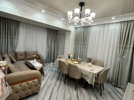 4 otaqlı yeni tikili - Həzi Aslanov m. - 126 m²