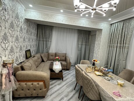 4 otaqlı yeni tikili - Həzi Aslanov m. - 126 m²