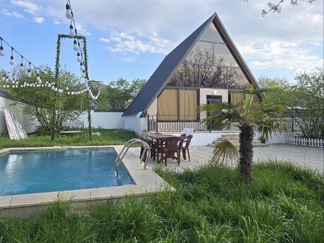 4 otaqlı həyət evi/bağ evi - Qəbələ - 180 m²