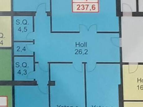4 otaqlı yeni tikili - Nərimanov r. - 237 m²