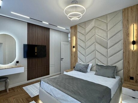 3 otaqlı yeni tikili - Şah İsmayıl Xətai m. - 93 m²