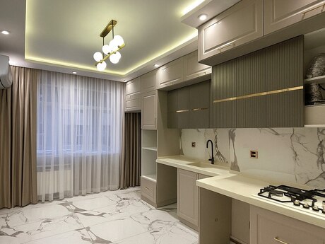 2 otaqlı yeni tikili - İnşaatçılar m. - 75 m²