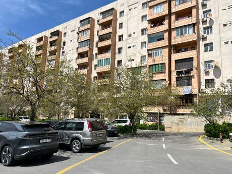 3-комн. вторичка - м. Кероглу - 80 м²