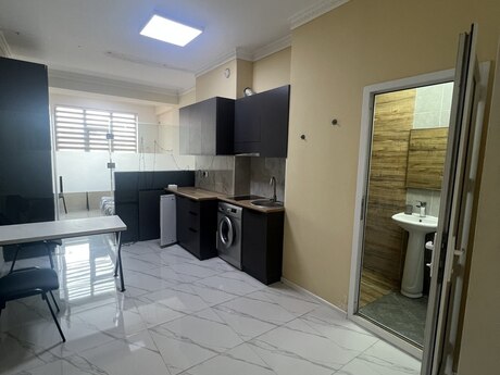1 otaqlı yeni tikili - Gənclik m. - 32 m²