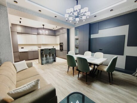 3 otaqlı yeni tikili - Şah İsmayıl Xətai m. - 110 m²