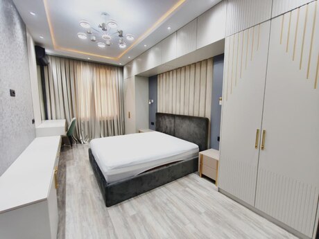 3 otaqlı yeni tikili - Şah İsmayıl Xətai m. - 110 m²