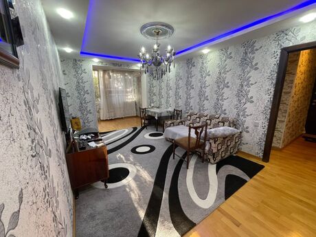 3 otaqlı köhnə tikili - Elmlər Akademiyası m. - 90 m²