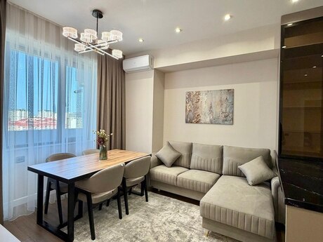 2 otaqlı yeni tikili - Şah İsmayıl Xətai m. - 63 m²