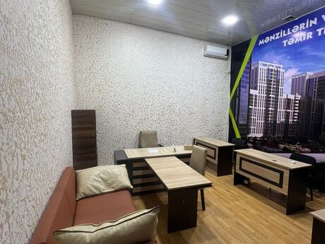 1 otaqlı ofis - Qara Qarayev m. - 23 m²