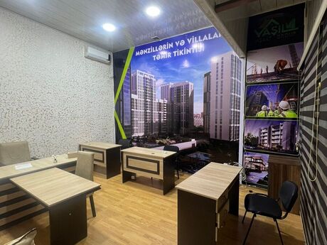 1 otaqlı ofis - Qara Qarayev m. - 23 m²
