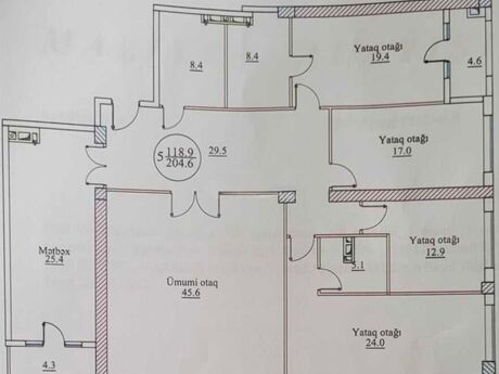 5 otaqlı yeni tikili - Səbail r. - 205 m²