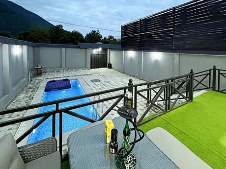4 otaqlı həyət evi/bağ evi - Qəbələ - 120 m²