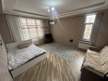 1 otaqlı yeni tikili - Şah İsmayıl Xətai m. - 52 m²