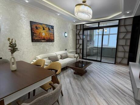 3 otaqlı yeni tikili - Həzi Aslanov m. - 90 m²