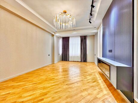 4 otaqlı yeni tikili - Qara Qarayev m. - 135.5 m²