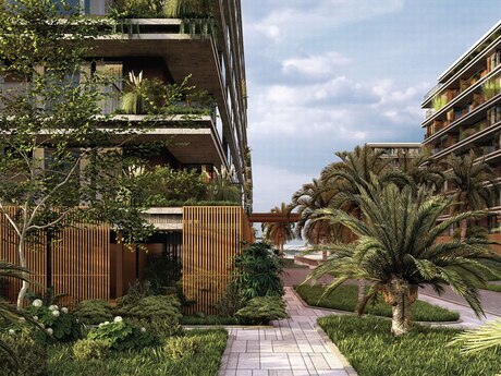 1 otaqlı yeni tikili - Nardaran q. - 58 m²
