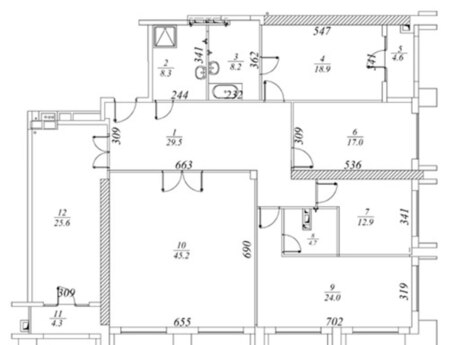 5 otaqlı yeni tikili - Səbail r. - 210 m²