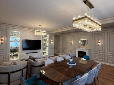 4 otaqlı yeni tikili - Şah İsmayıl Xətai m. - 211 m²
