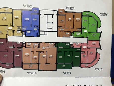 2 otaqlı yeni tikili - Qaradağ r. - 79 m²