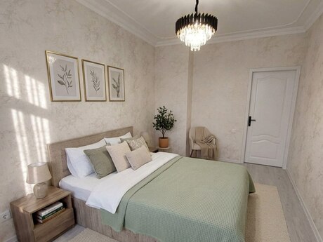 2 otaqlı köhnə tikili - Yeni Günəşli q. - 65 m²