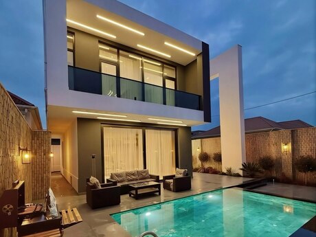 5 otaqlı həyət evi/bağ evi - Mərdəkan q. - 300 m²