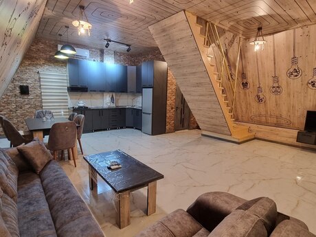 3 otaqlı həyət evi/bağ evi - Qəbələ - 110 m²