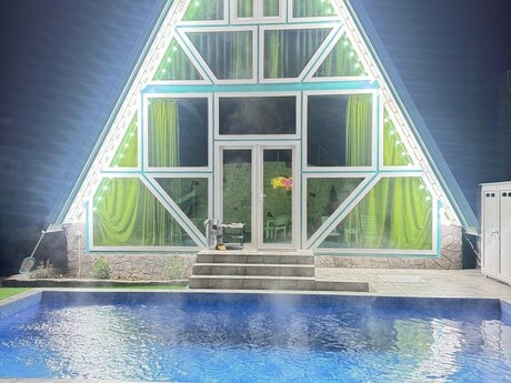 3 otaqlı həyət evi/bağ evi - Qəbələ - 110 m²