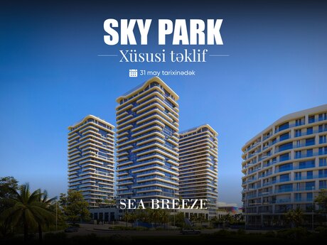 Объявление №5443704 - Баку, пос. Sea Breeze, 1-комн., 56.7 м², 12/24 этаж