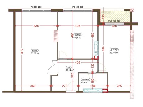 2 otaqlı yeni tikili - Şah İsmayıl Xətai m. - 96 m²