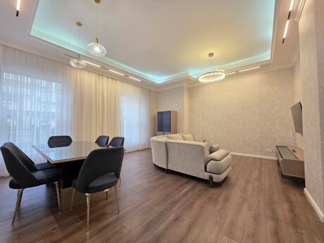 3 otaqlı yeni tikili - Ağ şəhər q. - 130 m²