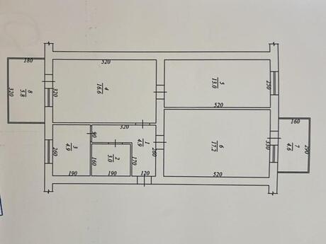 3 otaqlı köhnə tikili - İçəri Şəhər m. - 75 m²