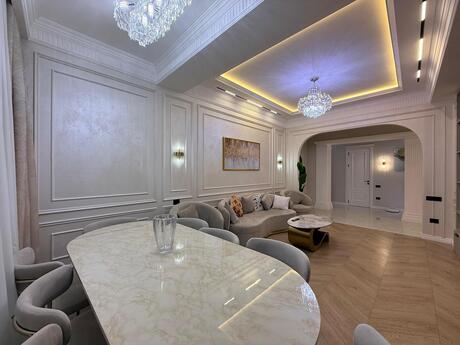 4 otaqlı yeni tikili - Nəsimi r. - 125 m²