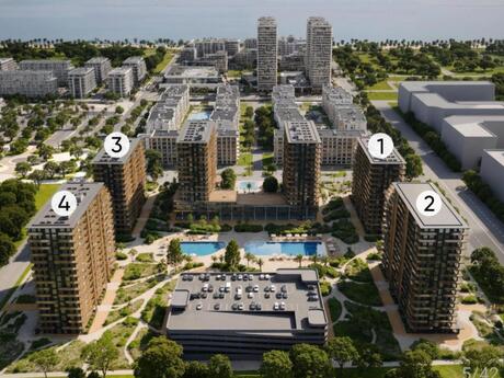 1 otaqlı yeni tikili - Sea Breeze q. - 38 m²