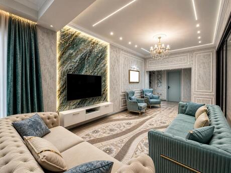3 otaqlı yeni tikili - Nəriman Nərimanov m. - 117 m²