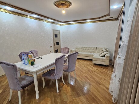 3 otaqlı yeni tikili - İnşaatçılar m. - 101 m²
