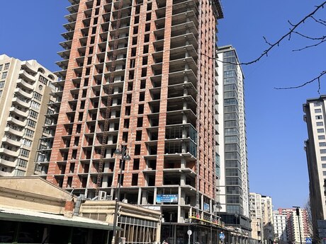 Elan №6093900 - Bakı, Şah İsmayıl Xətai m., 1 otaqlı, 61 m², 19/25 mərtəbə
