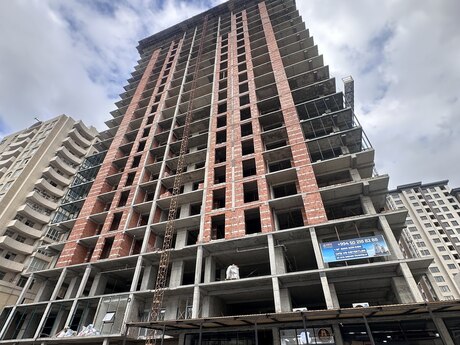1 otaqlı yeni tikili - Şah İsmayıl Xətai m. - 61 m²